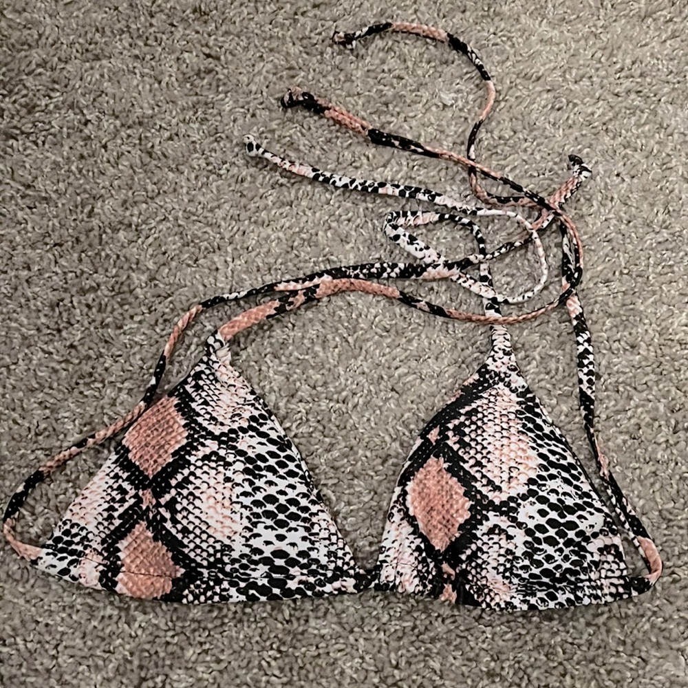 Zaful Snakeskin Bikini